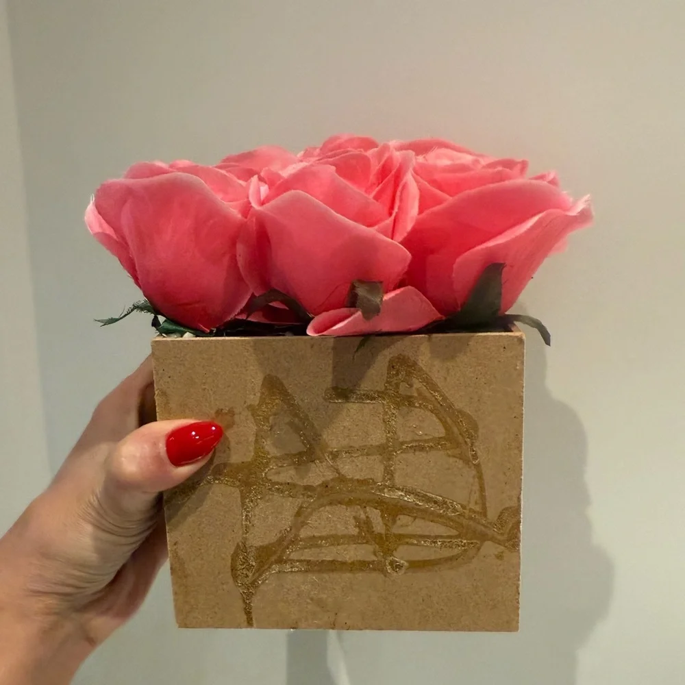 Pink Artificial Rose arrangement
